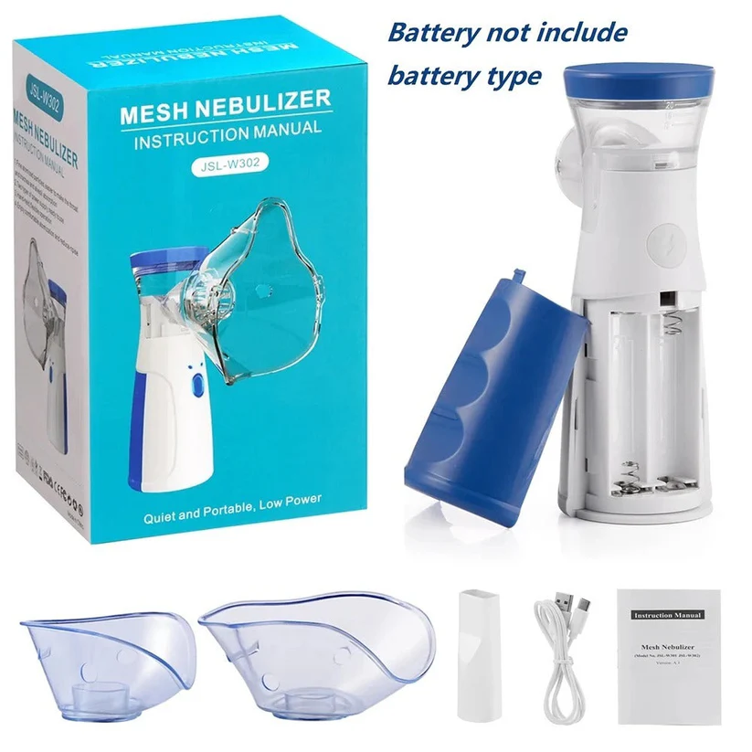Portable Handheld Mesh Nebulizer Machine – For Adults & Kids, Travel-Friendly