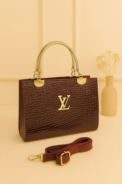 High Qualitu Croc Material With Long Belt